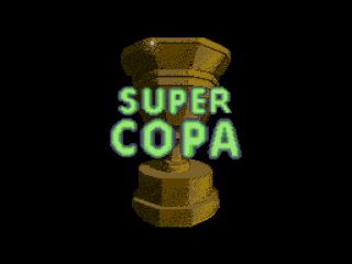 Super Copa title screen for Super Nintendo